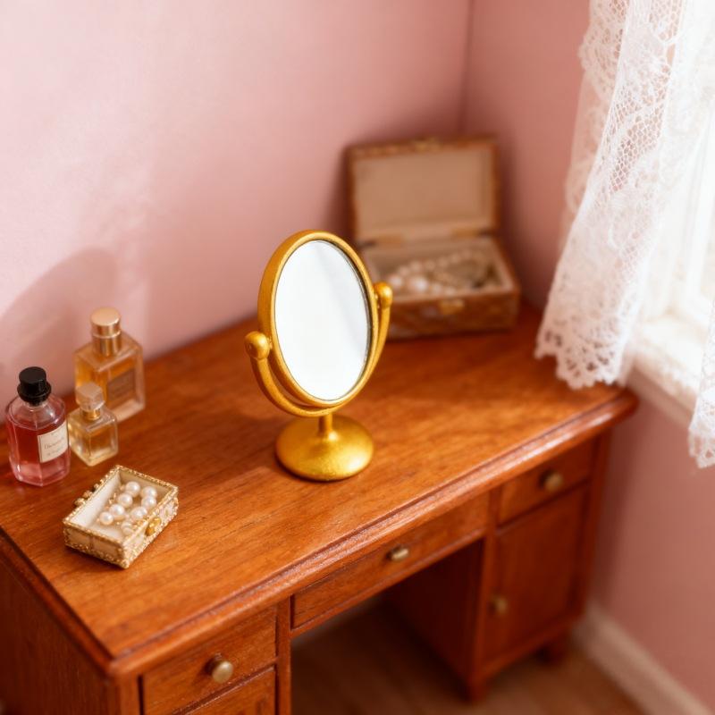 1Pcs Miniature Retro Mirror Dr - Outdoor Furniture Vintage 리뷰 및 가격