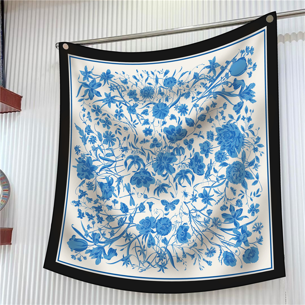New 90cm Scarf Flower Printing - Outdoor Furniture Decor 리뷰 및 가격