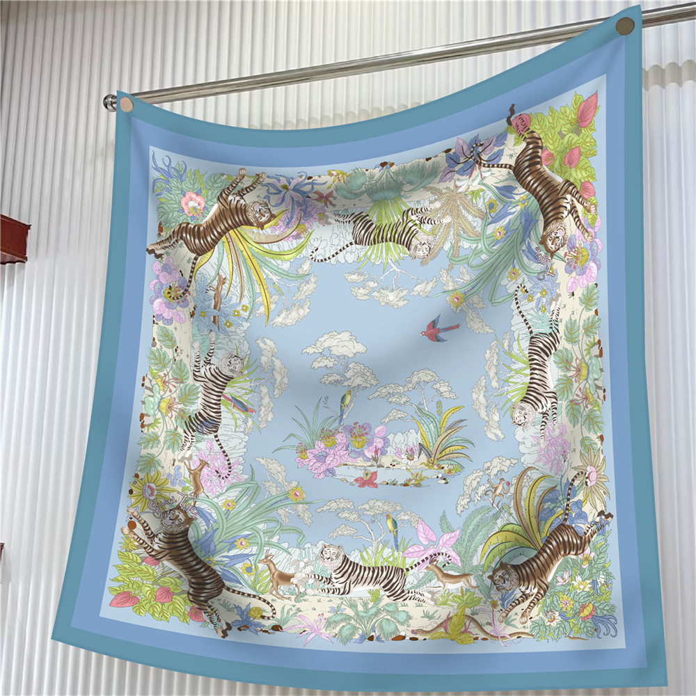 New 90cm Scarf Flower Printing - Outdoor Furniture Decor 리뷰 및 가격