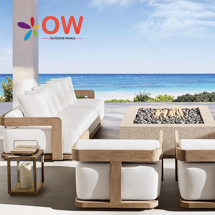 Modern Style Garden Sofas For  - Outdoor Furniture Teak Wood 리뷰 및 가격