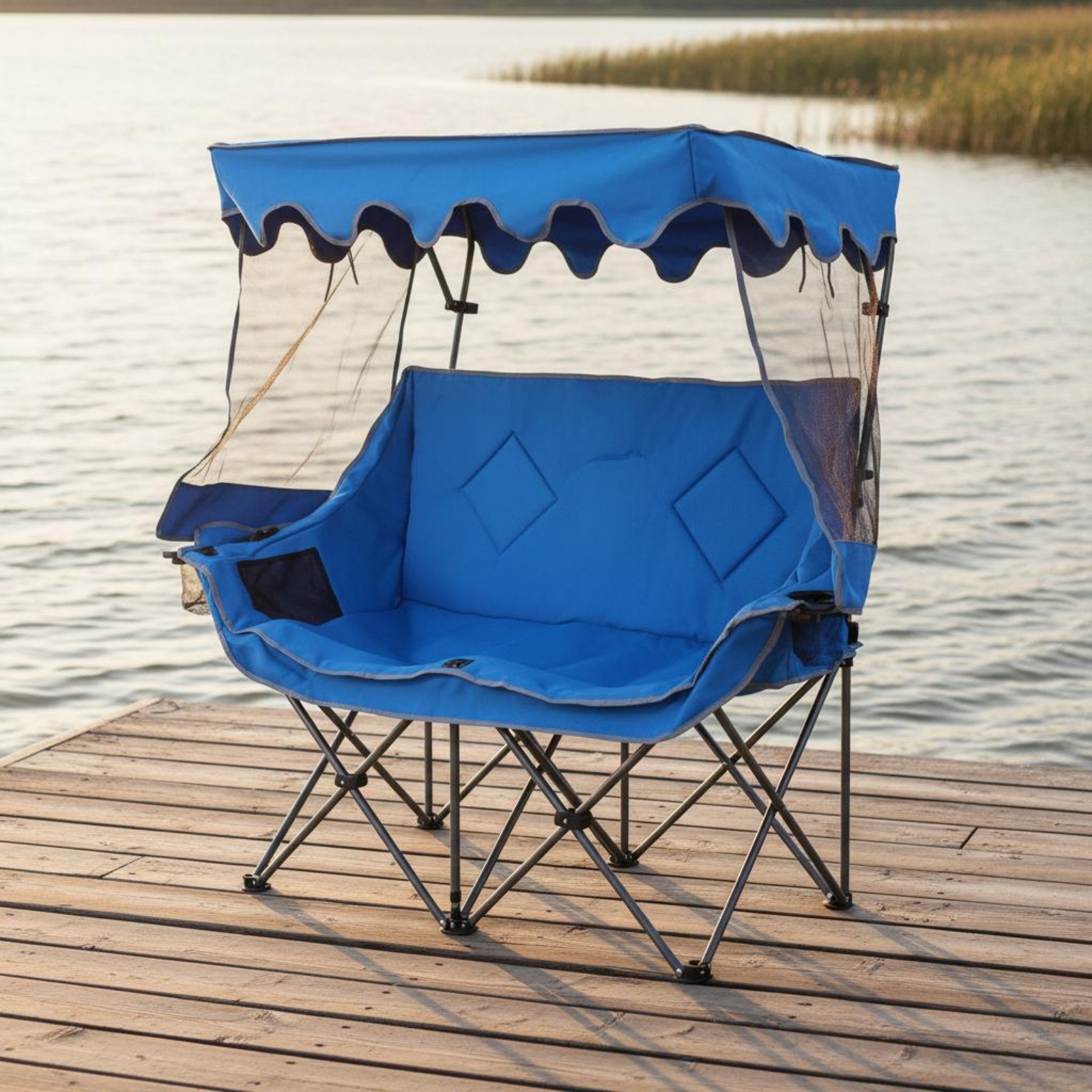 Camping Chair with Canopy Heav - Outdoor Furniture Loveseat 리뷰 및 가격