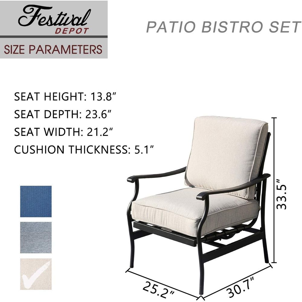 Outdoor Patio Bistro Armrest C - Outdoor Furniture Dining Set 리뷰 및 가격