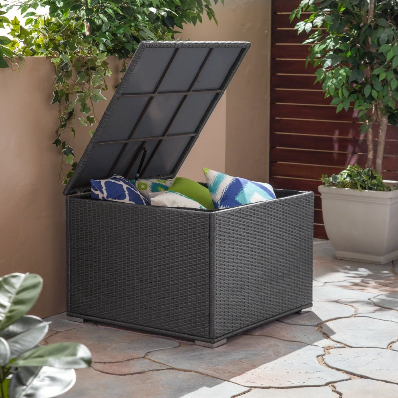 Dark Gray Rattan Outdoor Stora - Outdoor Furniture Cushion 리뷰 및 가격