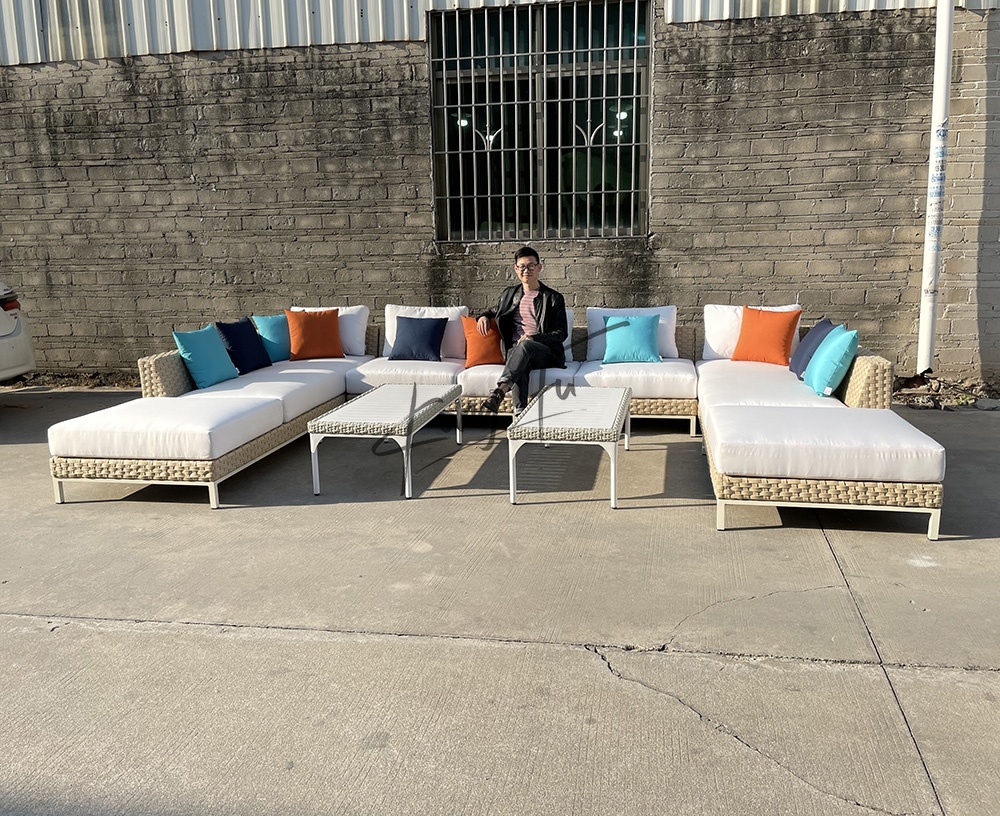 Outdoor Courtyard Pool Section - Outdoor Furniture Metal Chairs 리뷰 및 가격