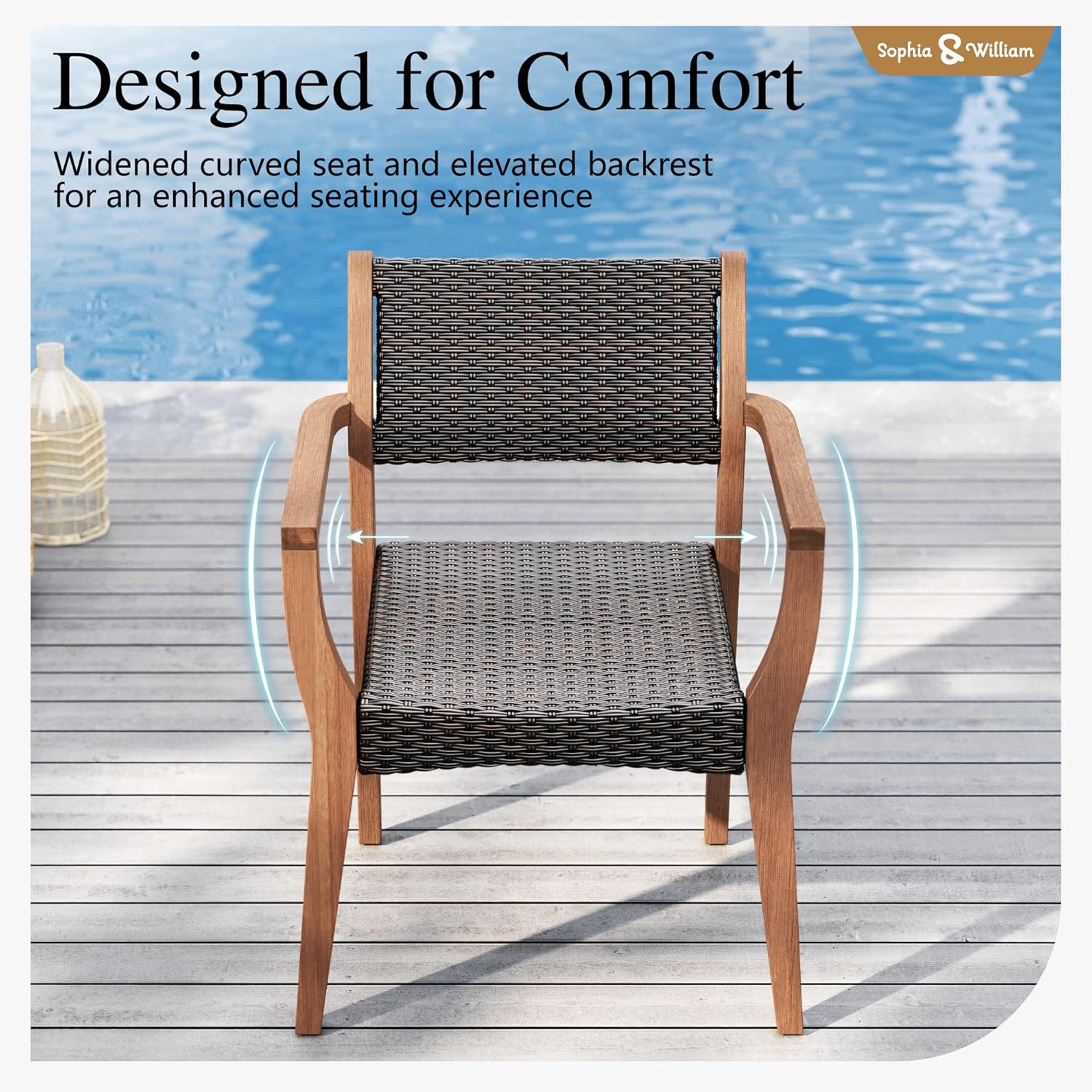 Patio Dining Chair Set of 2, O - Outdoor Furniture Dining Set 리뷰 및 가격