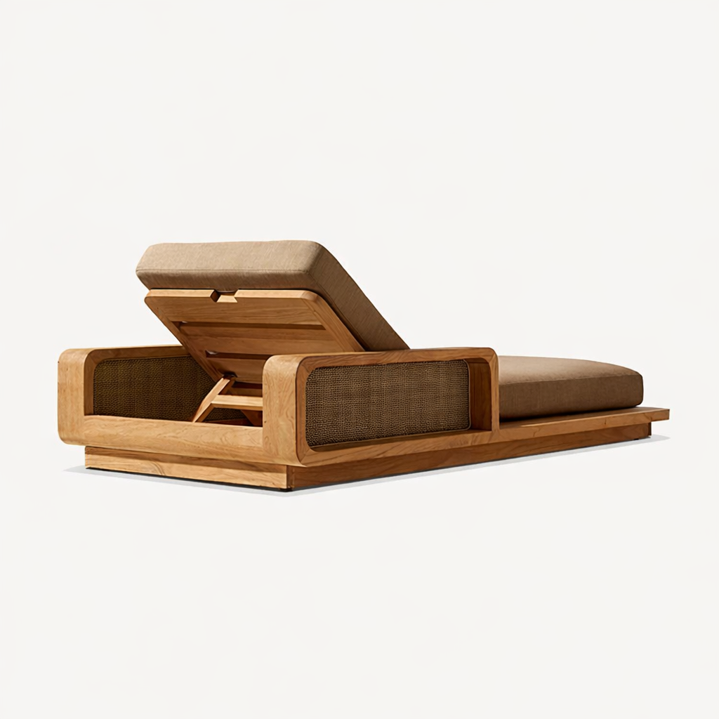 Outdoor Lounger Chair Hotel Ou - Outdoor Furniture Teak Wood 리뷰 및 가격