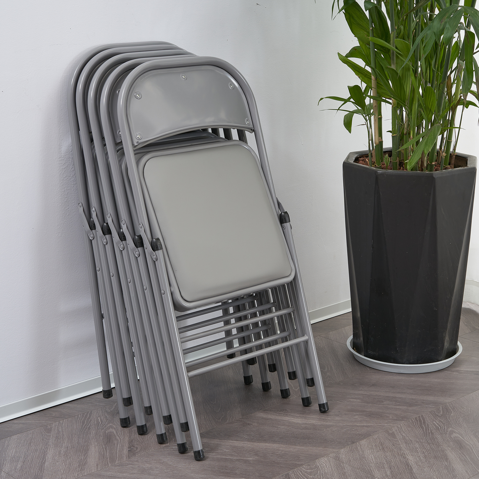 6pcs Elegant Foldable Iron & P - Outdoor Furniture Exhibition 리뷰 및 가격