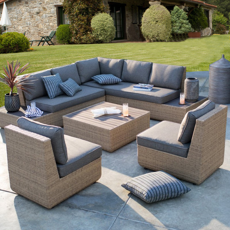 Outdoor Sofa Courtyard Rattan  - Outdoor Furniture Metal Chairs 리뷰 및 가격