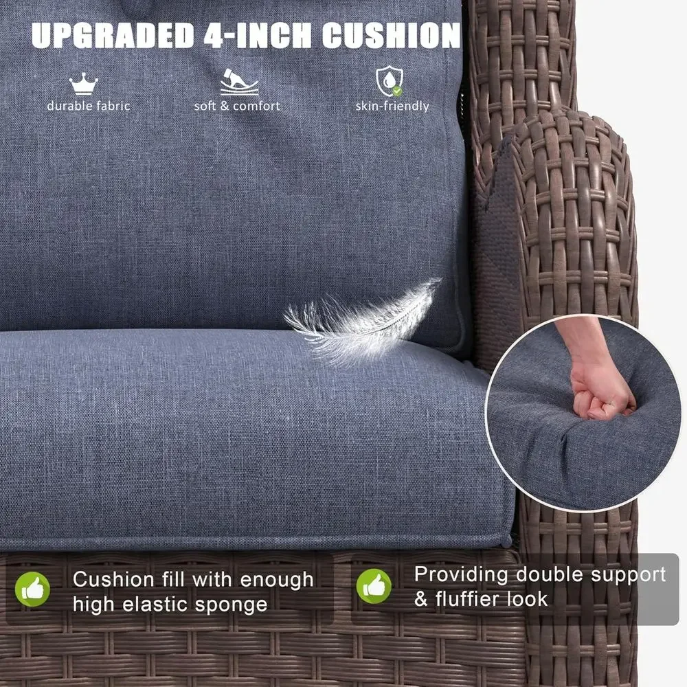 3-Piece Outdoor Patio Furnitur - Outdoor Furniture Metal Chairs 리뷰 및 가격