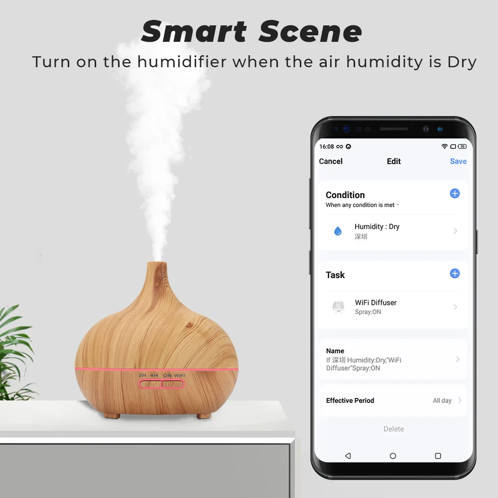 Tuya WiFi Smart Air Humidifier - Outdoor Furniture Oil 리뷰 및 가격