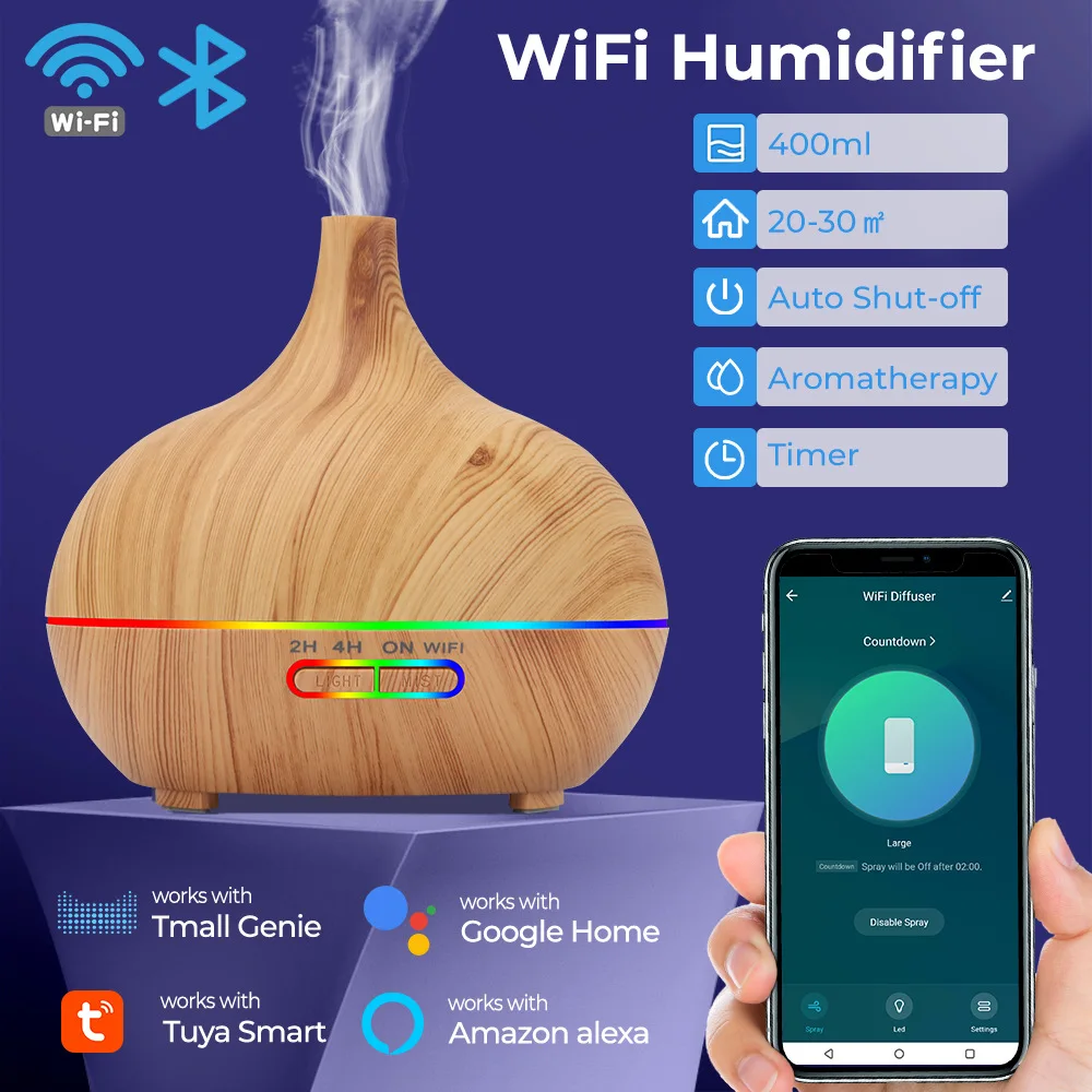 Tuya WiFi Smart Air Humidifier - Outdoor Furniture Oil 리뷰 및 가격
