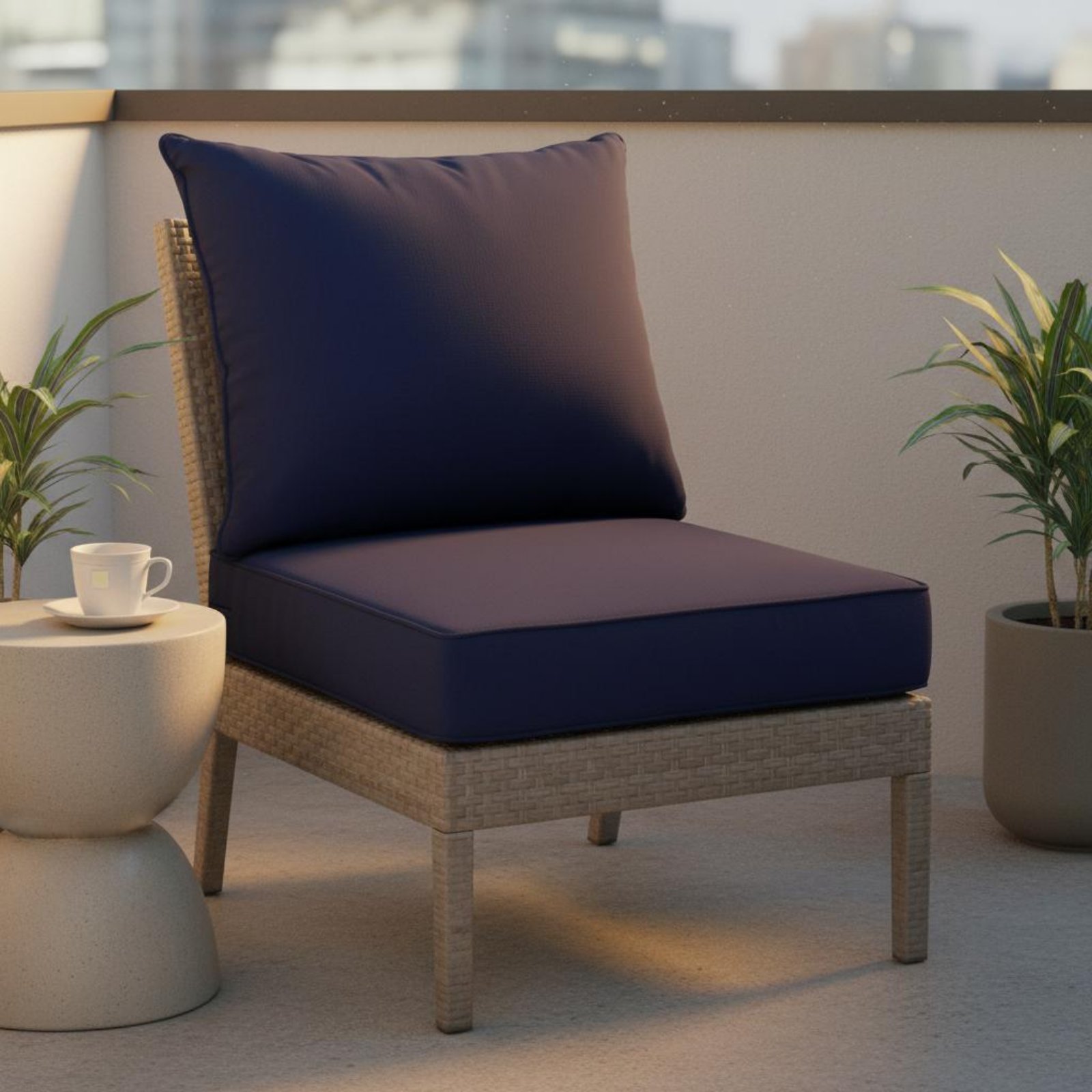 Patio Chair Pad Hidden Closure - Outdoor Furniture Cushion 리뷰 및 가격