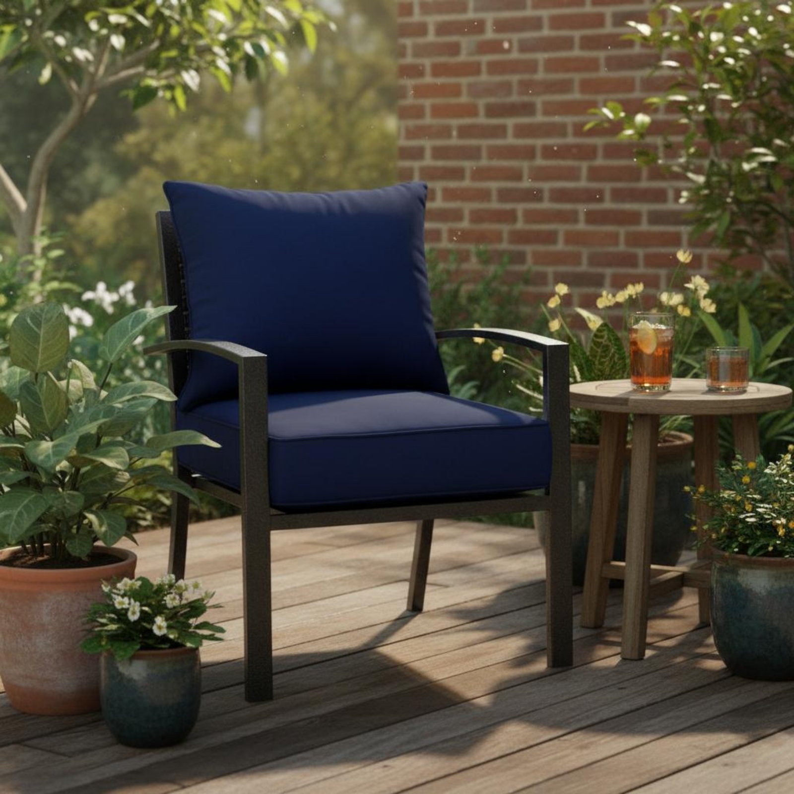 Patio Chair Pad Hidden Closure - Outdoor Furniture Cushion 리뷰 및 가격