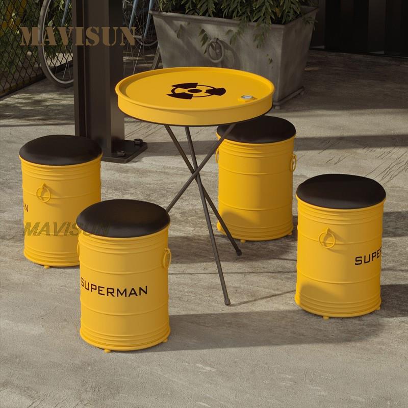Creative Wrought Iron Oil Drum - Outdoor Furniture Oil 리뷰 및 가격