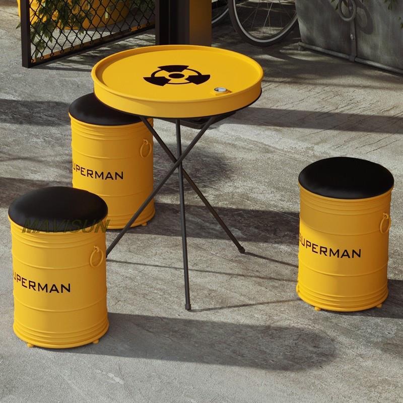 Creative Wrought Iron Oil Drum - Outdoor Furniture Oil 리뷰 및 가격