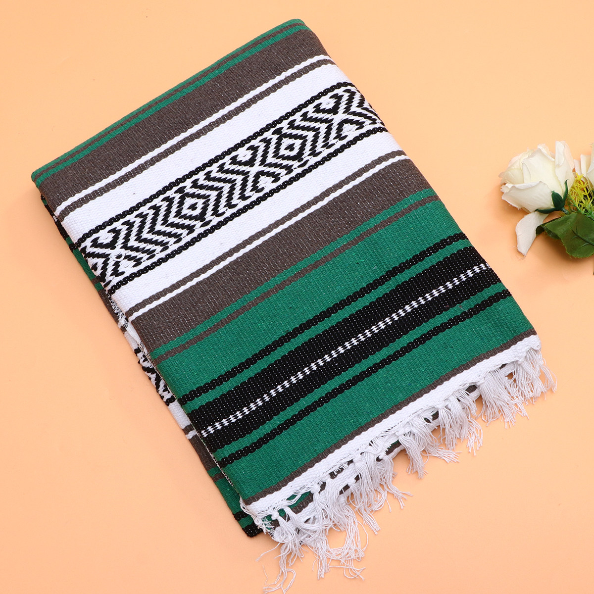 Mexican Blanket Green 130x180c - Outdoor Furniture Green 리뷰 및 가격